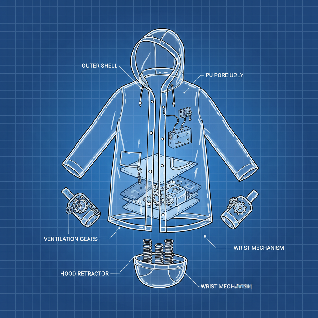 pu raincoat Supplier