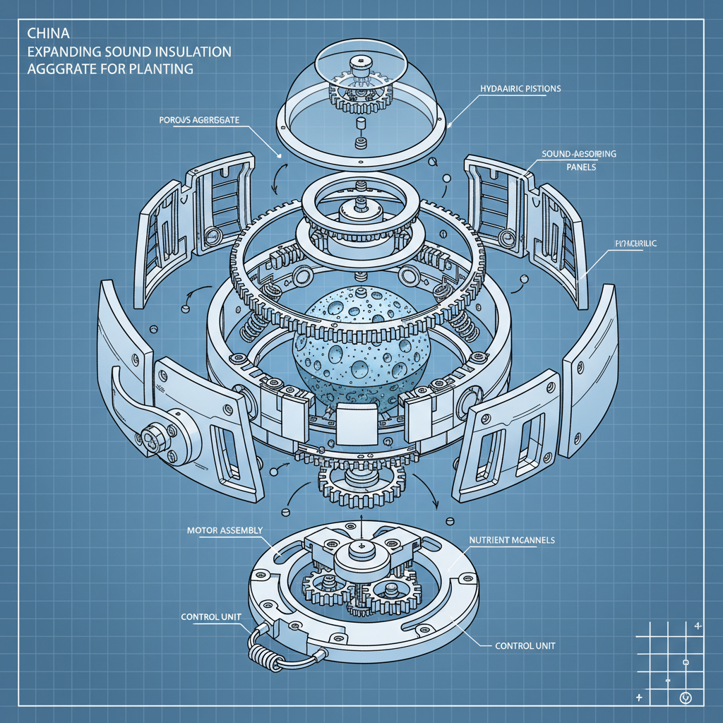 China expanding Sound Insulation Aggregate For Planting