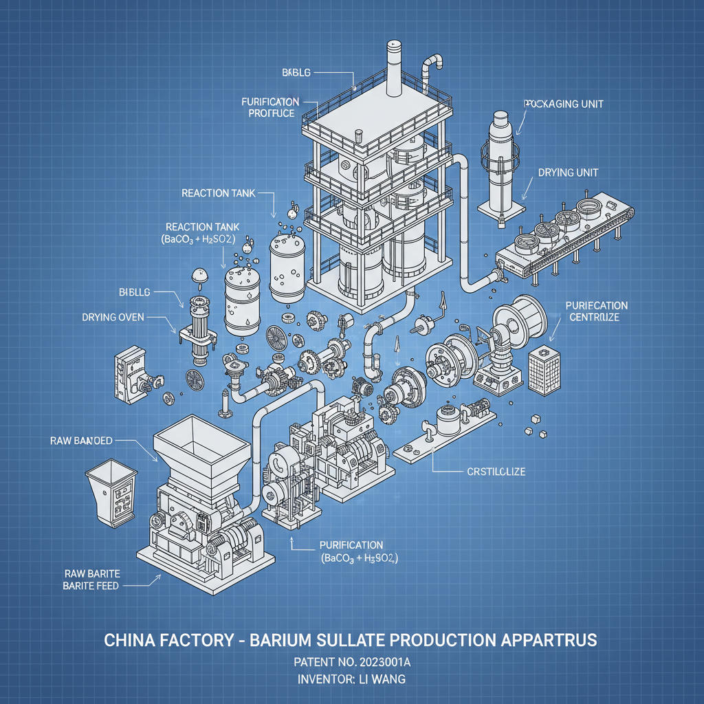 China The factory supplies barium sulfate.