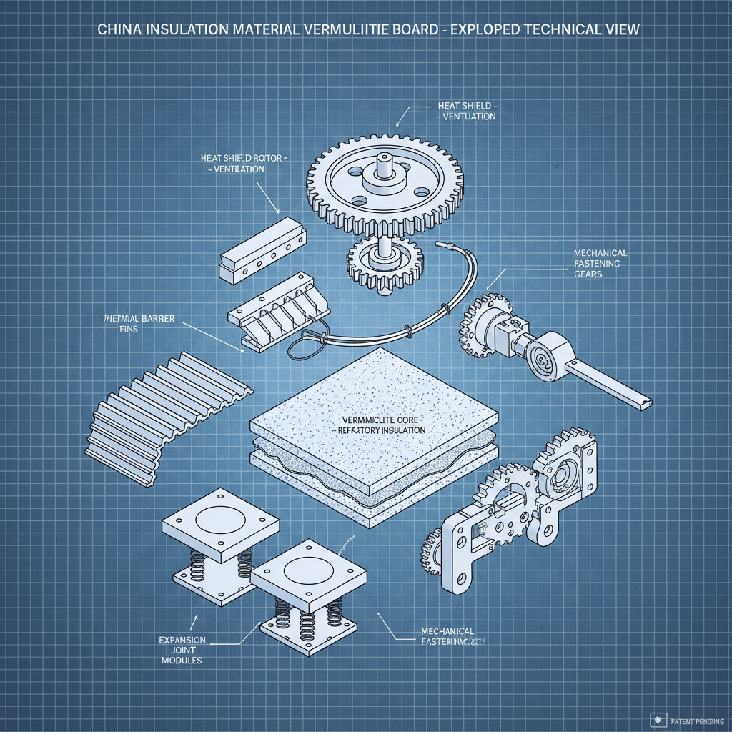China Insulation Material Vermiculite Board