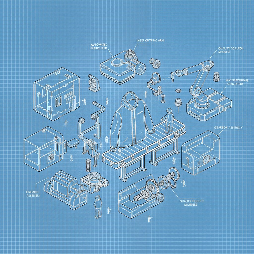 fábricas de jaqueta de chuva