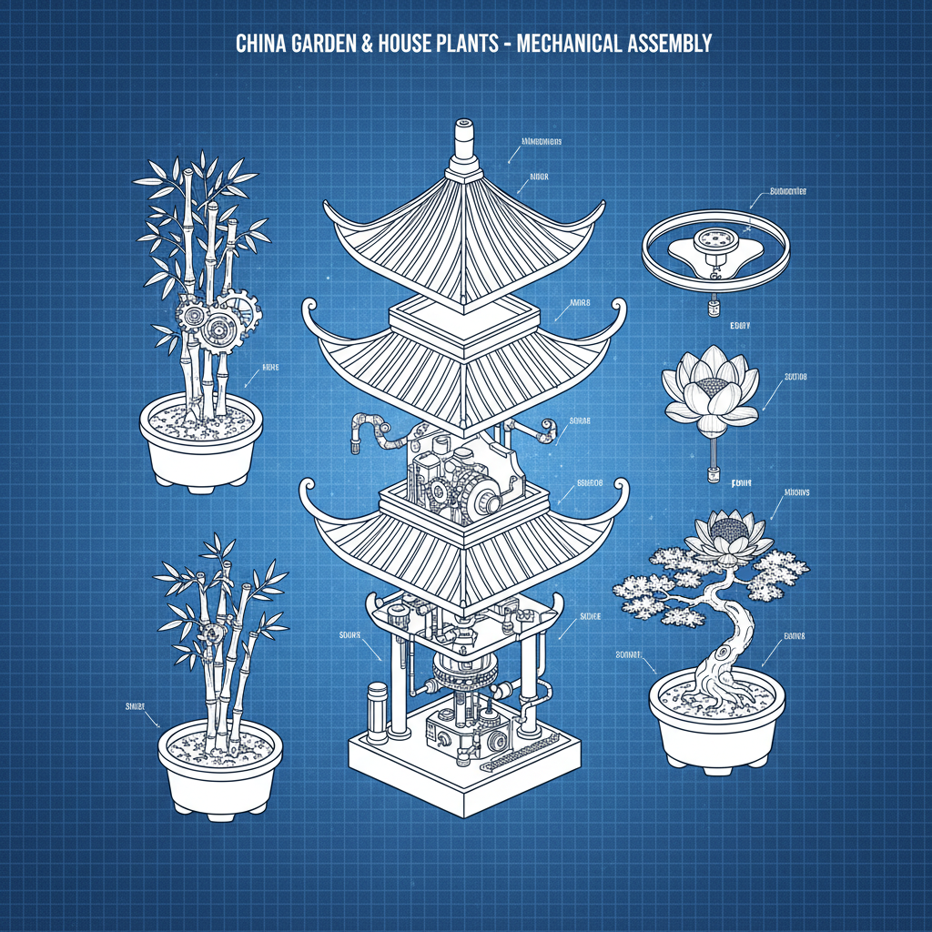 China garden And House Plants