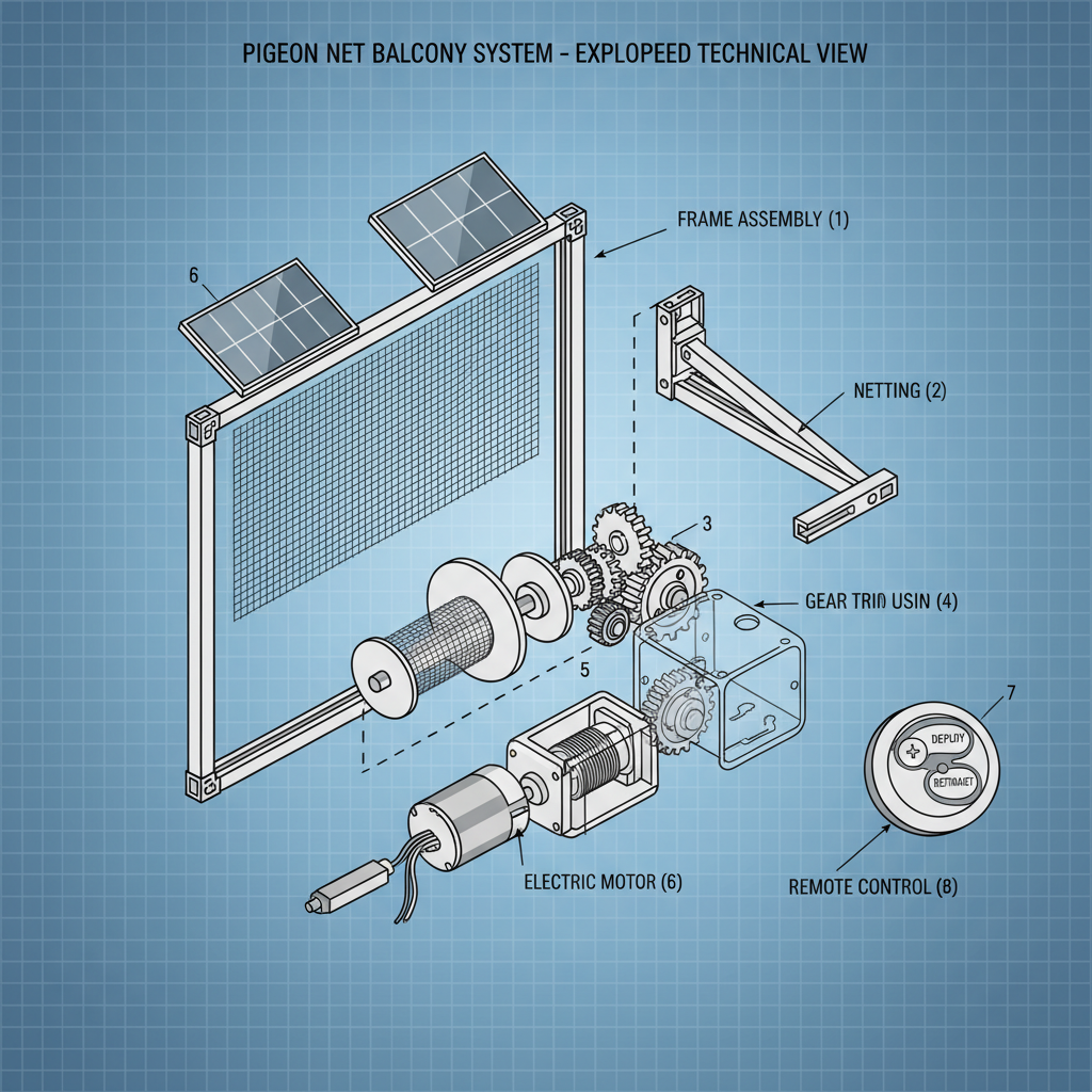 pigeon net for balcony
