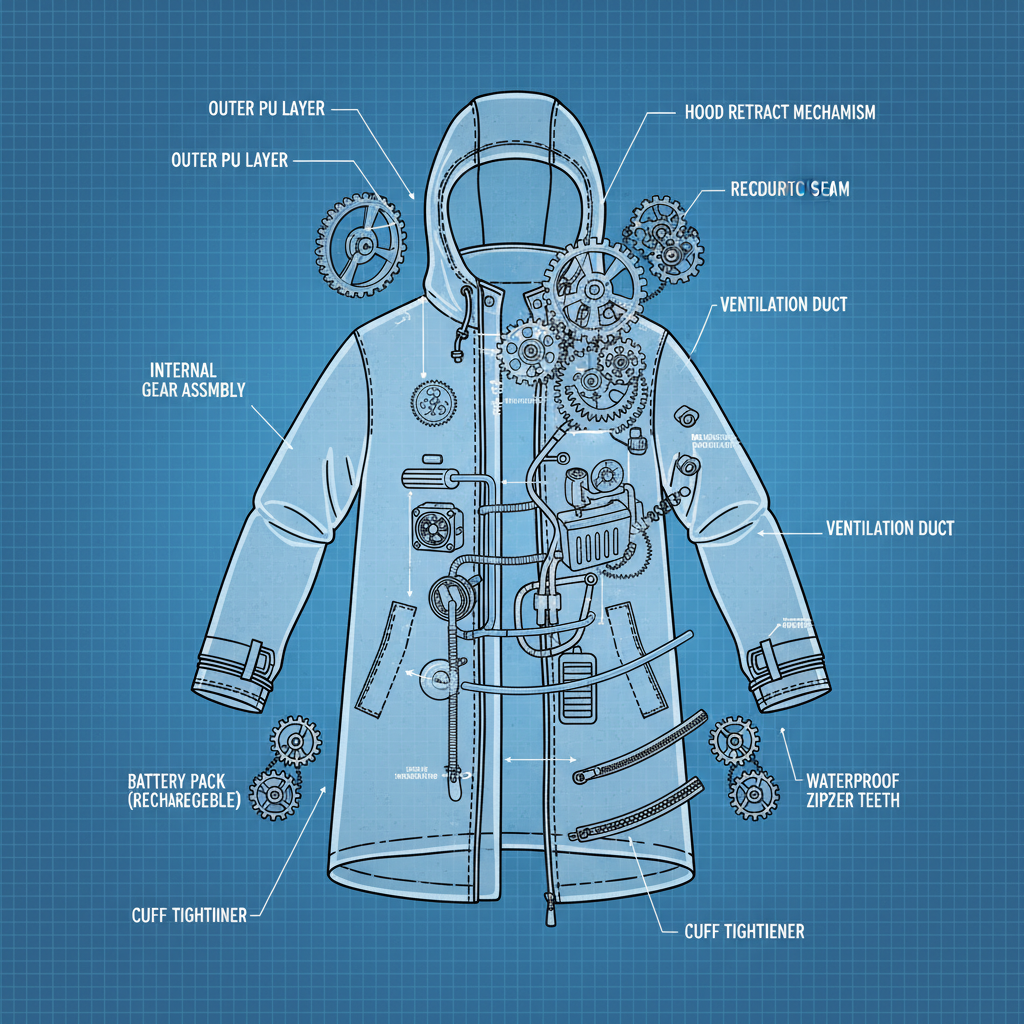 pu raincoat Suppliers