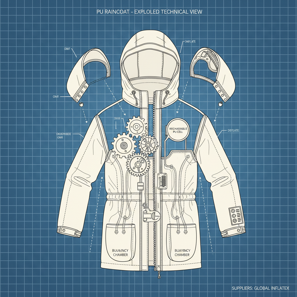 pu raincoat Suppliers