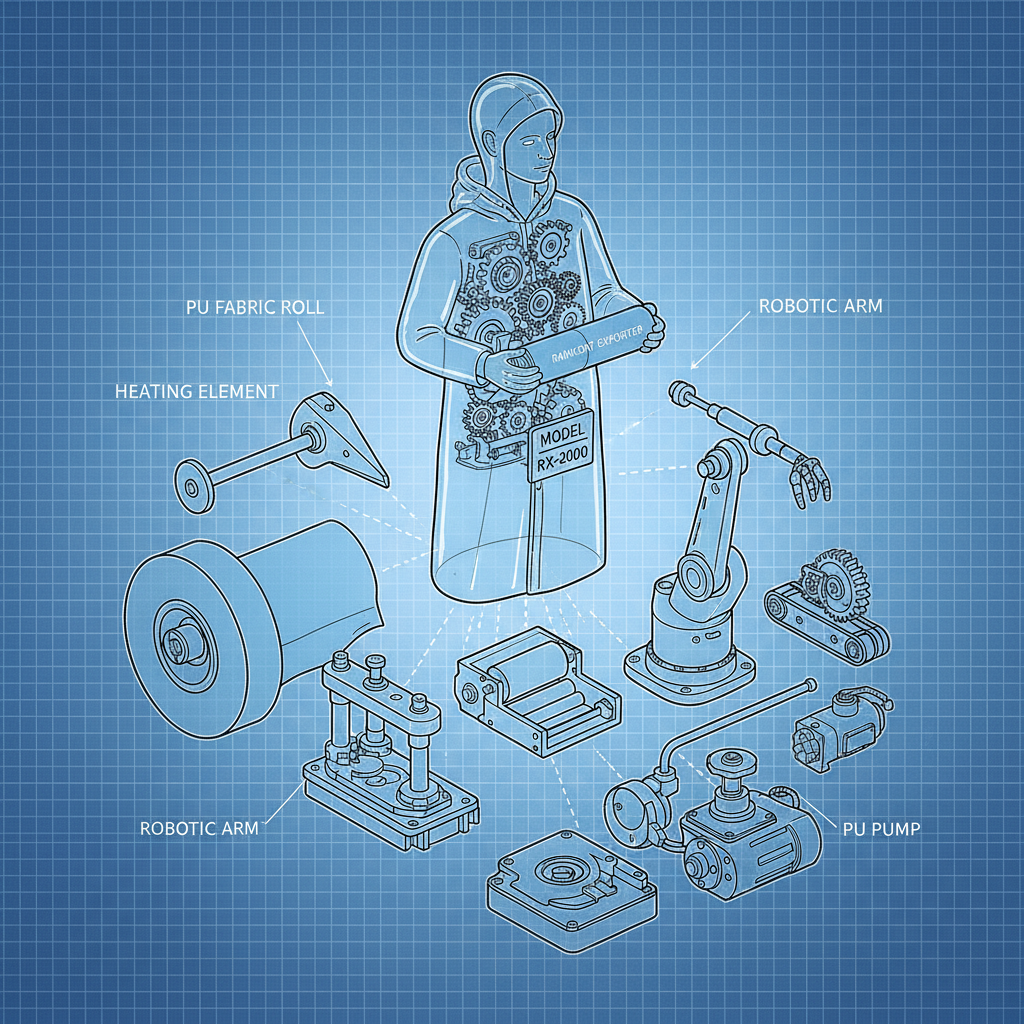 pu raincoat exporter