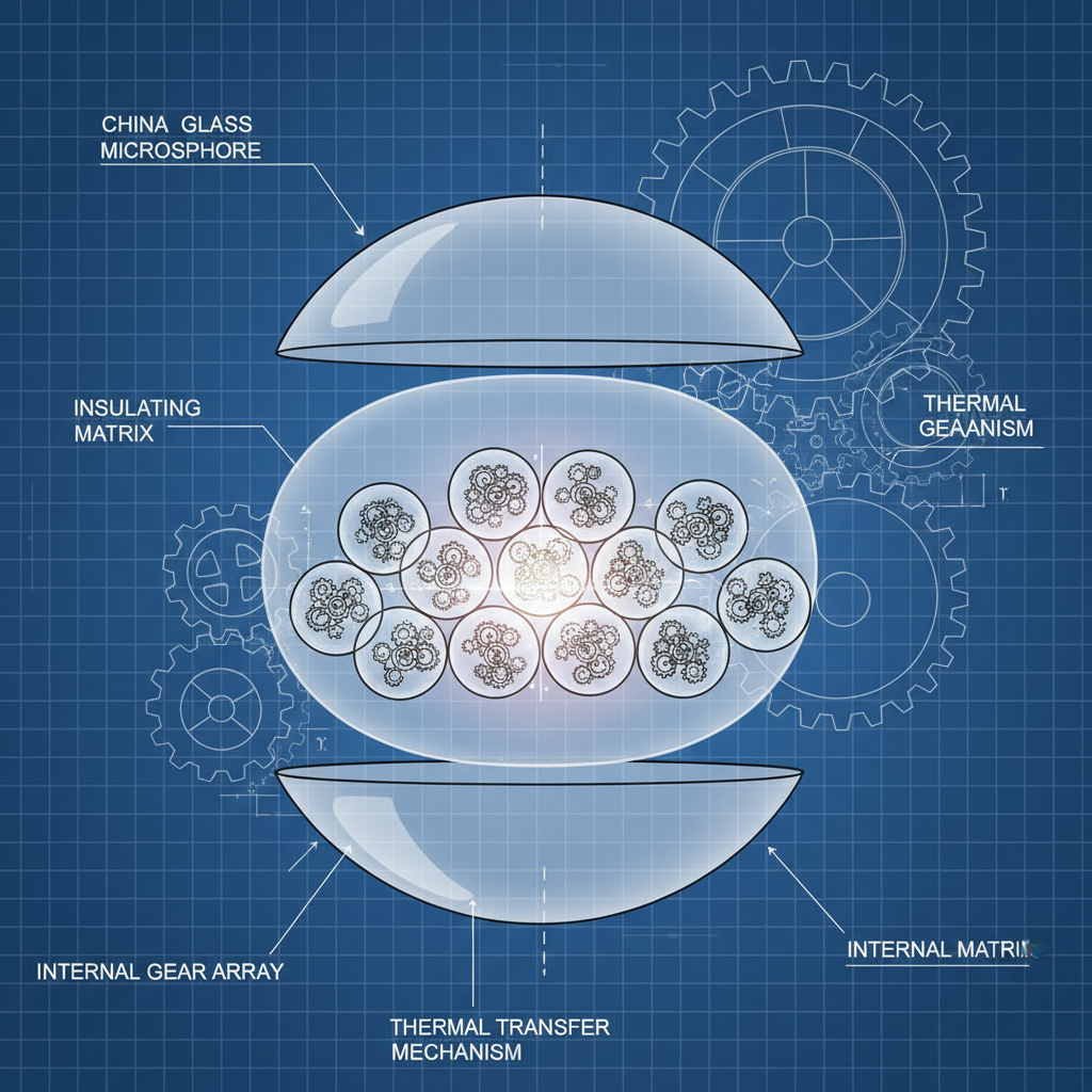 China glass Microspheres For Insulating Paints