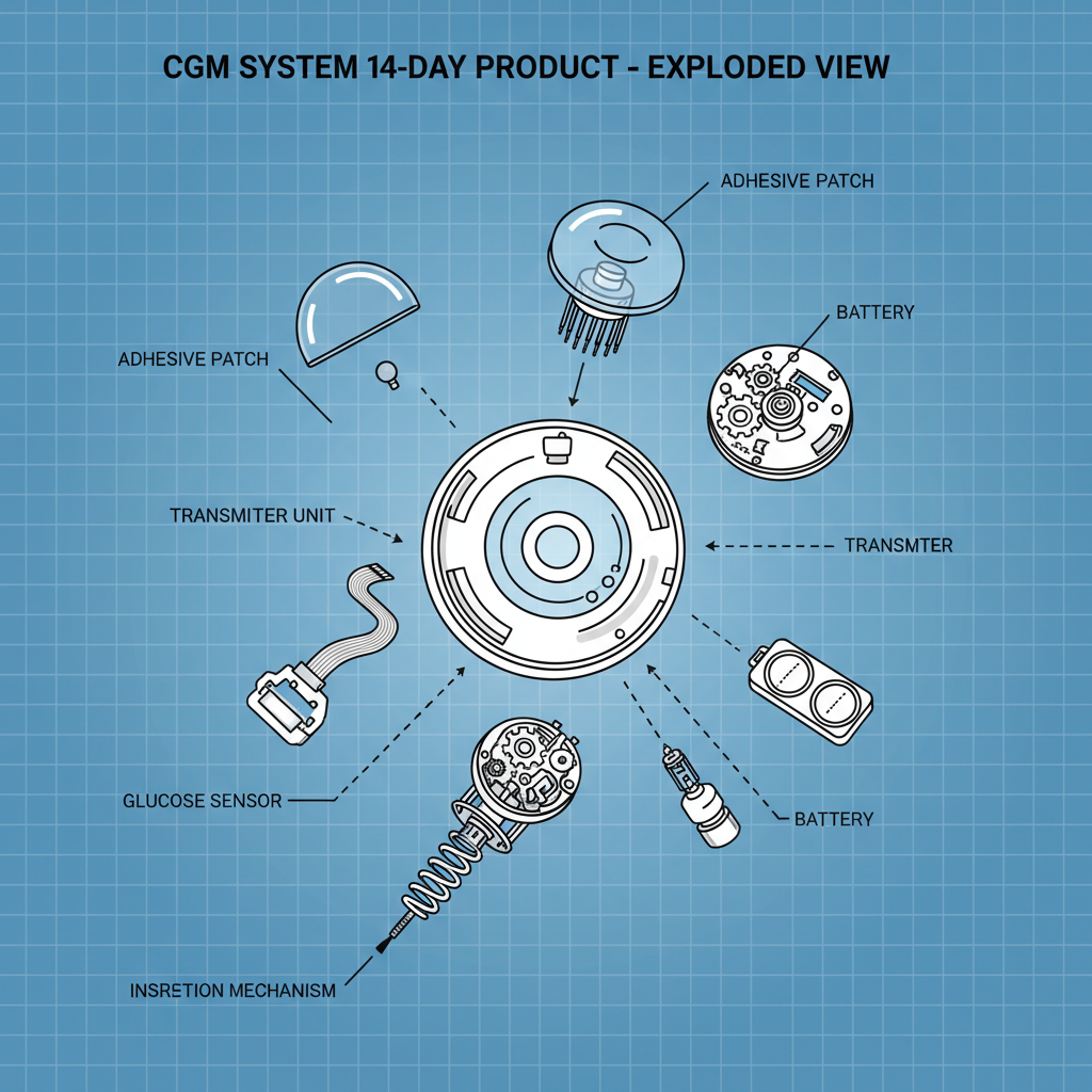 cgm glucose monitoring system 14 days Products