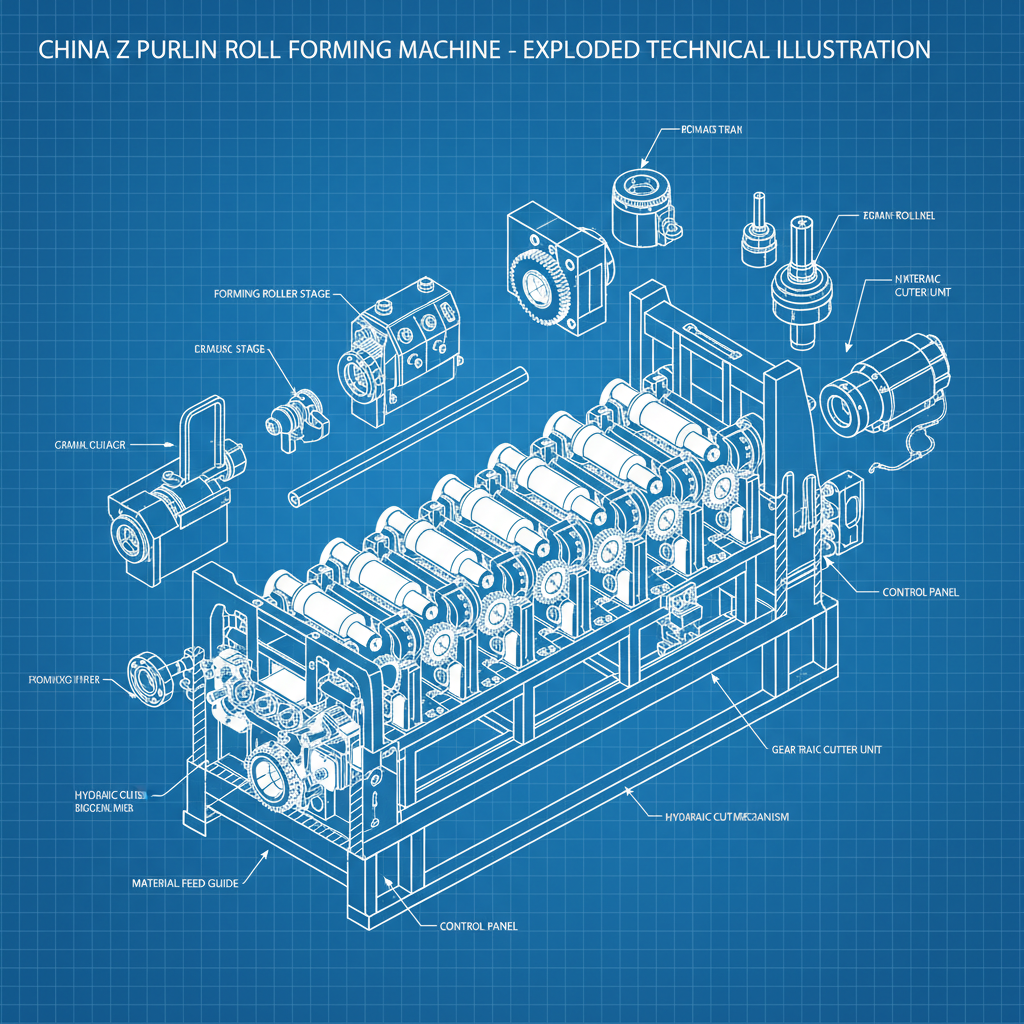 China Z Purlin Roll Forming Machine for Efficient Steel Construction