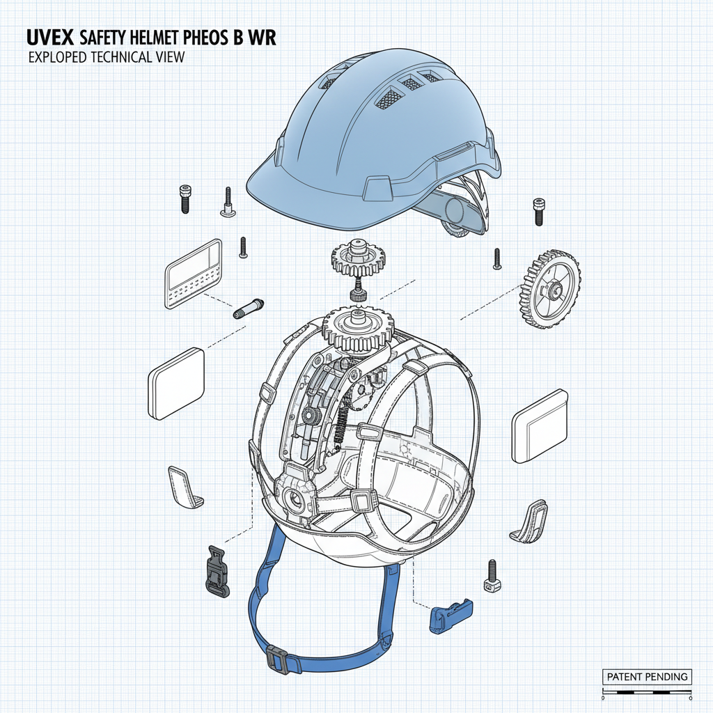 Uvex Safety Helmet Pheos B WR Comprehensive Protection and Comfort