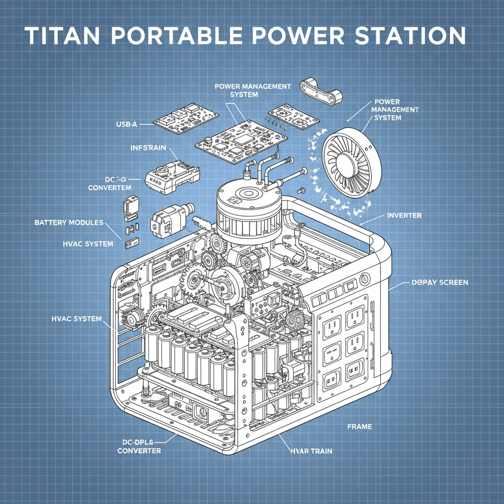 Titan Portable Power Station Provides Reliable Power for Any Situation