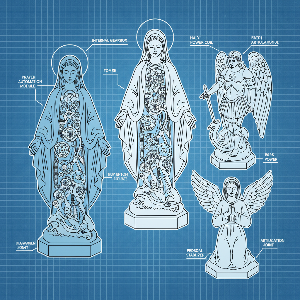 Enhance Your Garden with Beautiful Religious Lawn Statues and Design Ideas