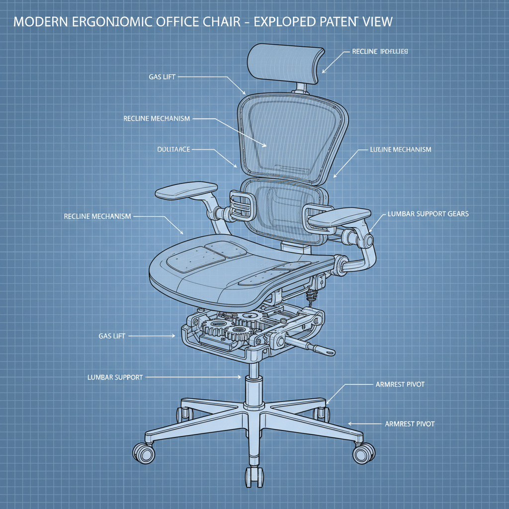 Ergonomic Office Chair Modern Manufacturer Laining Global Solutions