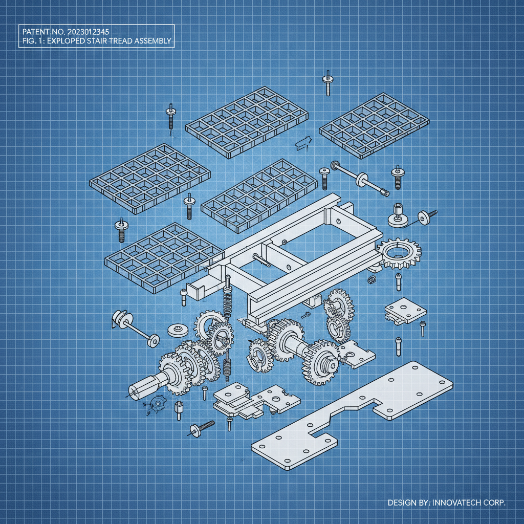 Enhance Workplace Safety with Durable Grated Metal Stair Treads