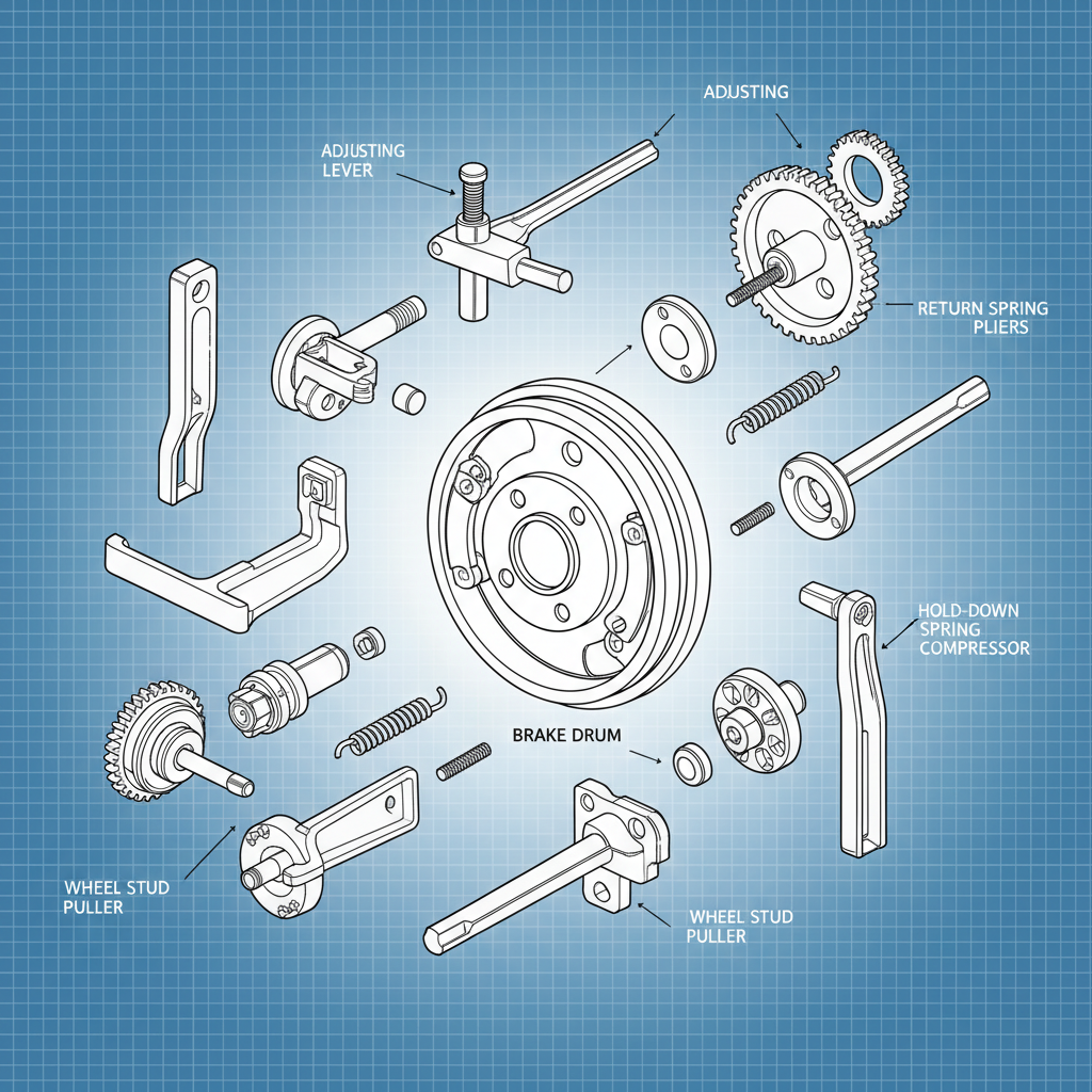 Comprehensive Brake Drum Tool Set Guide for Automotive Repair Professionals