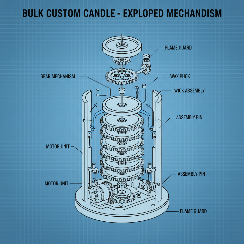 Elevate Your Brand with Premium Bulk Custom Candles from Litbright Candles