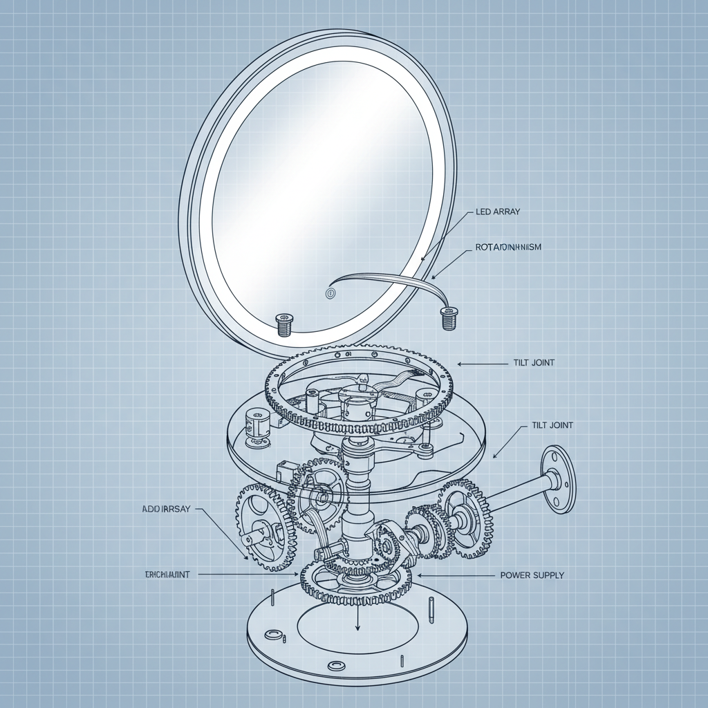 Enhance Your Bathroom with a Stylish Round Lighted Bathroom Mirror