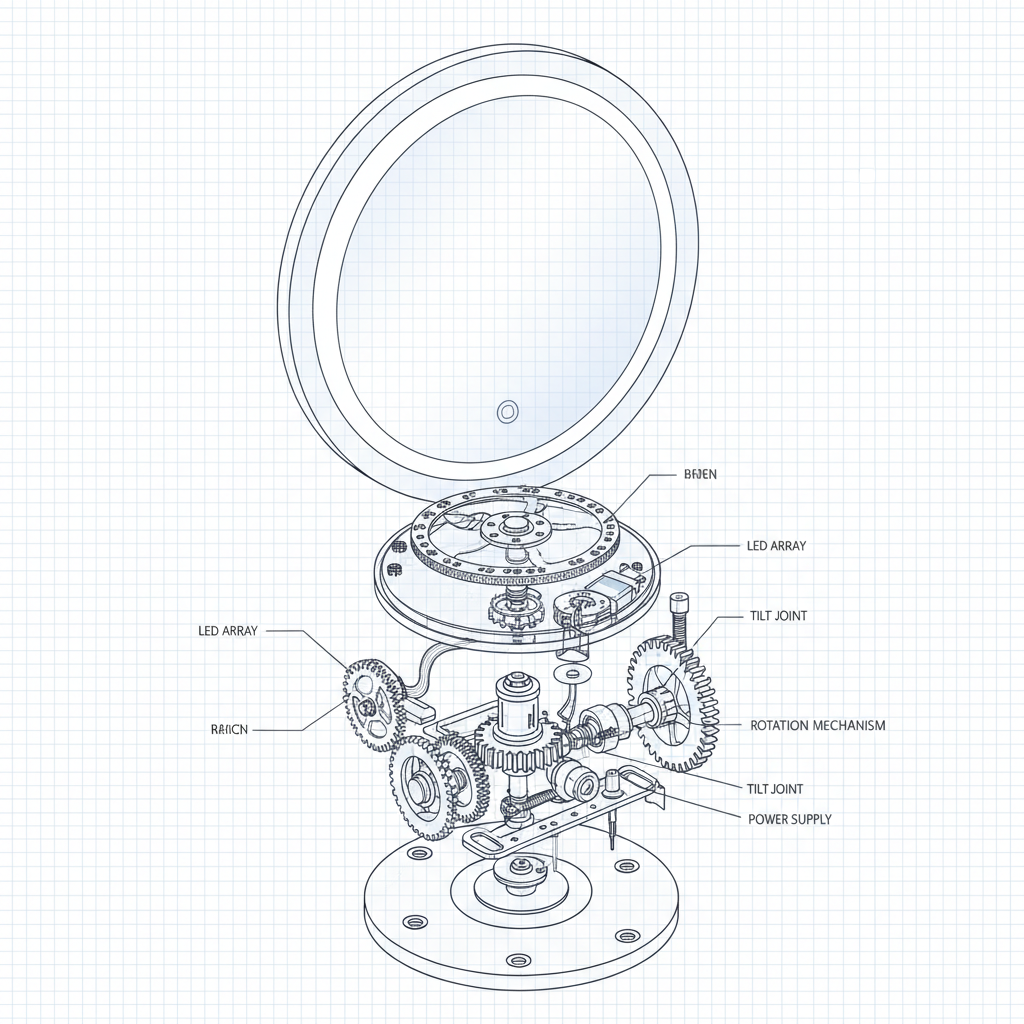 Enhance Your Bathroom with a Stylish Round Lighted Bathroom Mirror