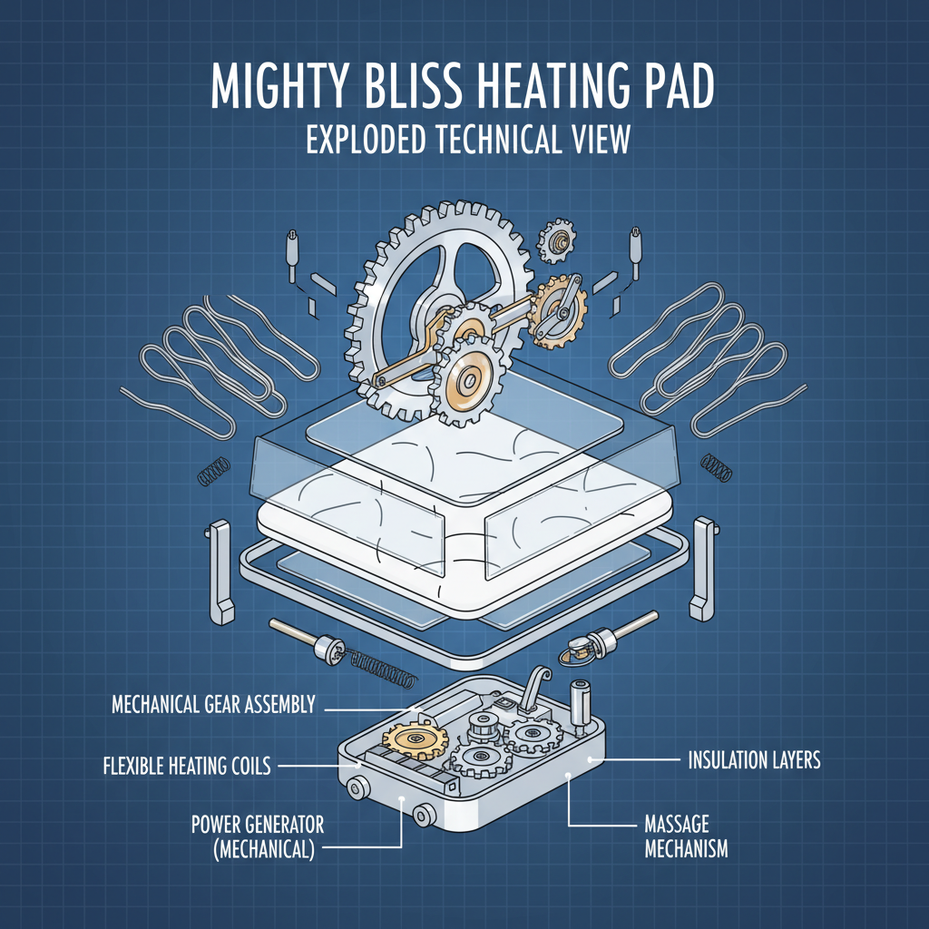 Experience Soothing Relief with the Mighty Bliss Heating Pad for Pain