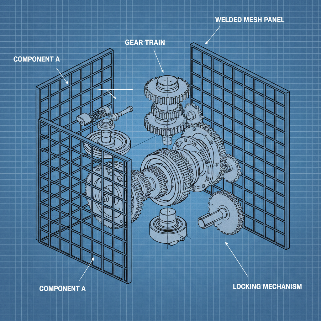 Durable Black Welded Wire Panels for Fencing and Enclosure Solutions