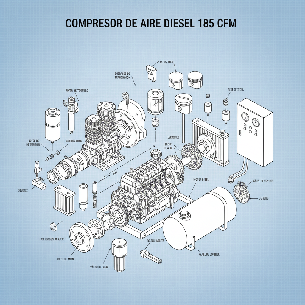 Maximize Performance with a Powerful Diesel Air Compressor 185 CFM