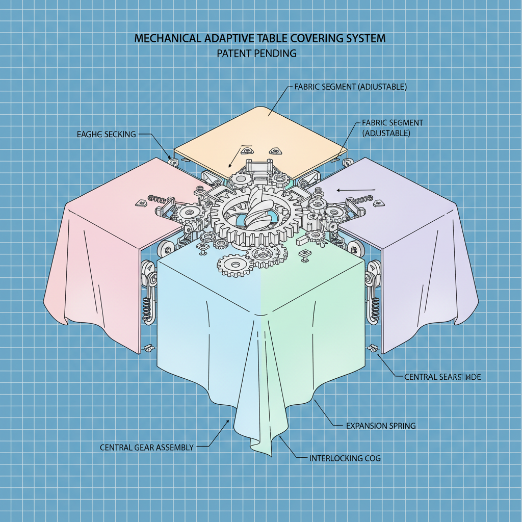 Enhance Your Space with a Charming Pastel Rainbow Tablecloth