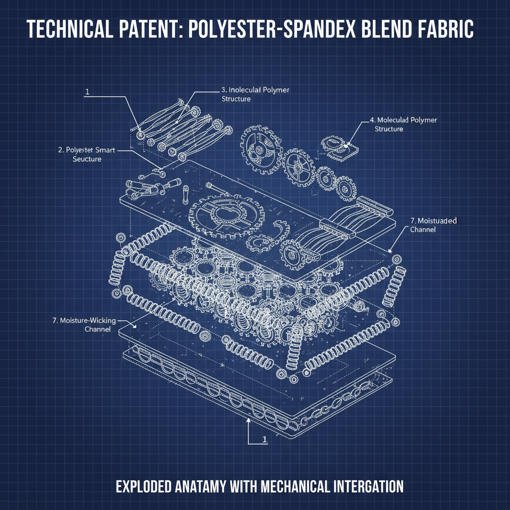 Exploring the Properties and Uses of Polyester Spandex Blend Fabric