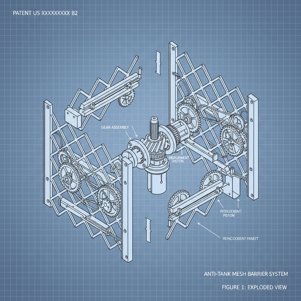 Robust Anti Tank Barrier Metal Mesh for Effective Perimeter Security