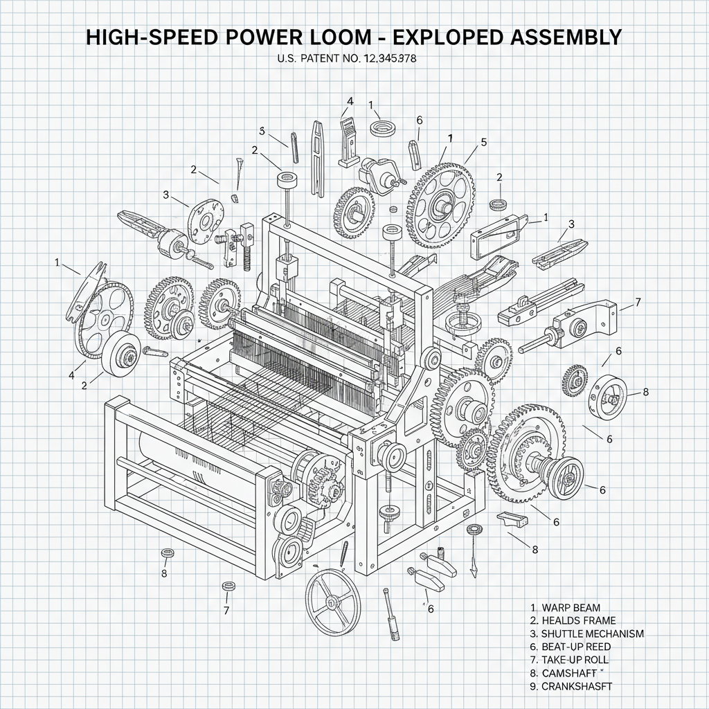Revolutionizing Textile Production with High Speed Power Loom Machine Technology