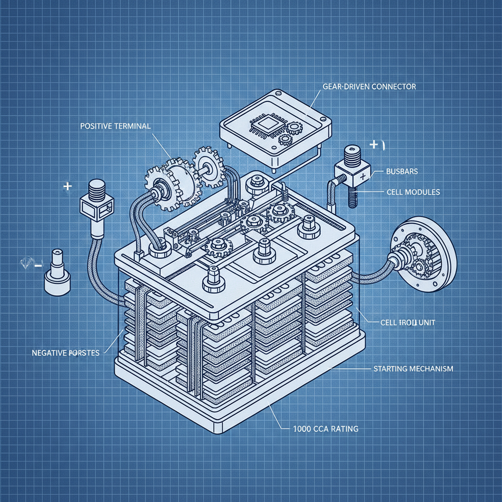 Reliable Performance with Semi Truck Batteries 1000 CCA for Optimal Starting