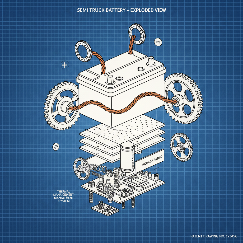 Reliable Performance with Semi Truck Batteries 1000 CCA for Optimal Starting
