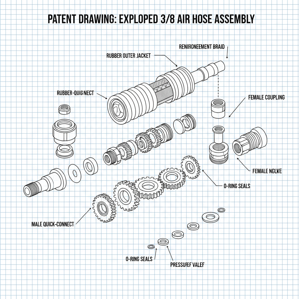 Comprehensive Guide to the 3 8 x 50 Rubber Air Hose for Industrial Use Comprehensive Guide to the 3 8 x 50 Rubber Air Hose for Industrial Use
