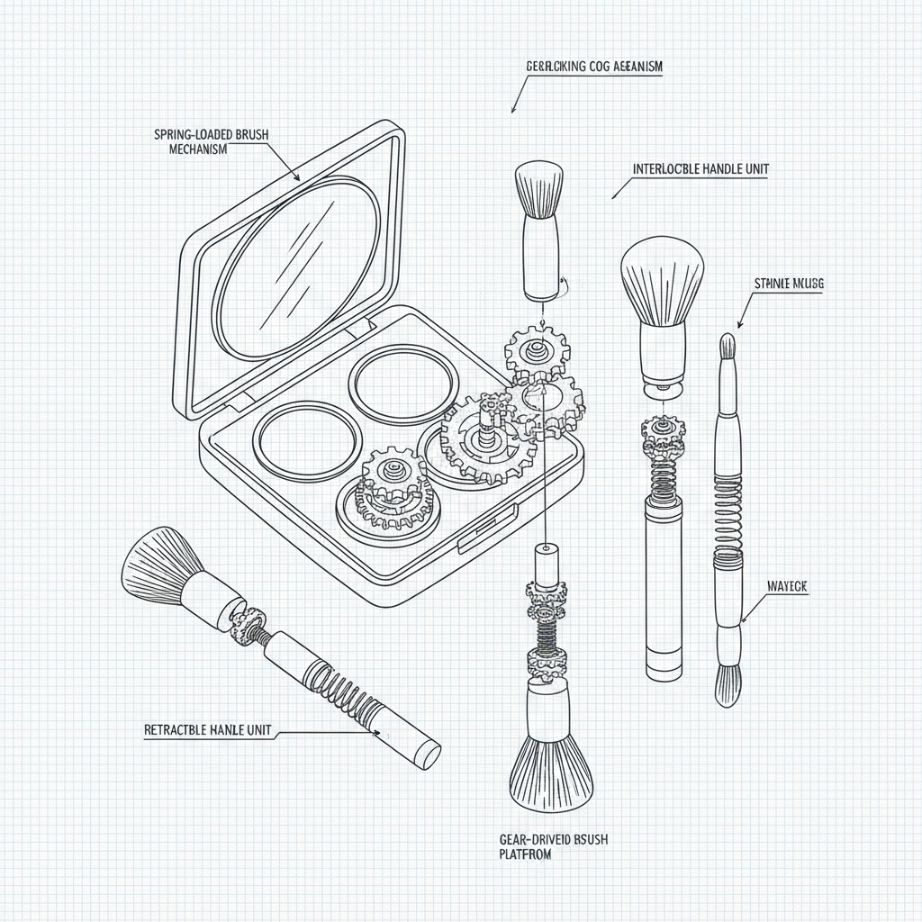 Complete Makeup Set with Brushes for a Professional Finish