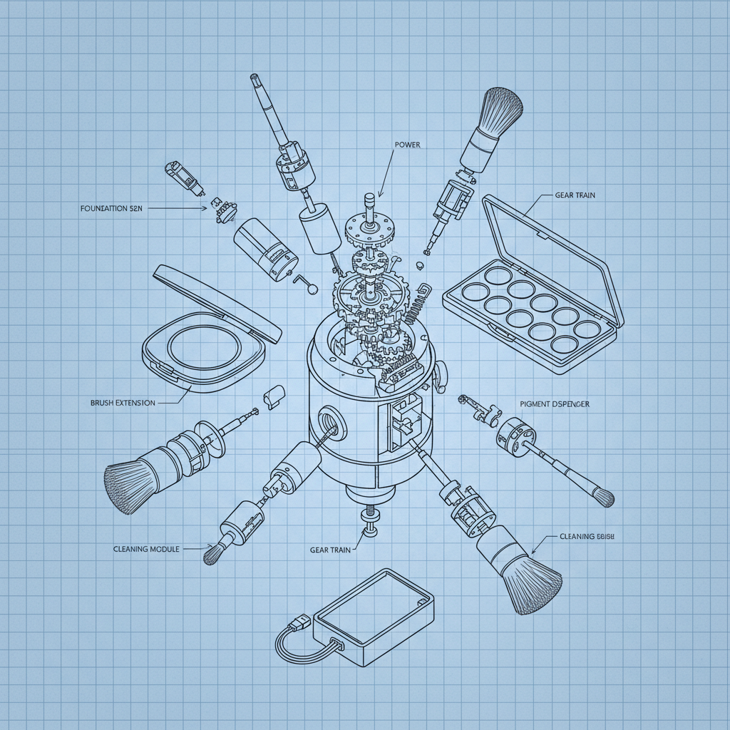 Complete Makeup Set with Brushes for a Professional Finish