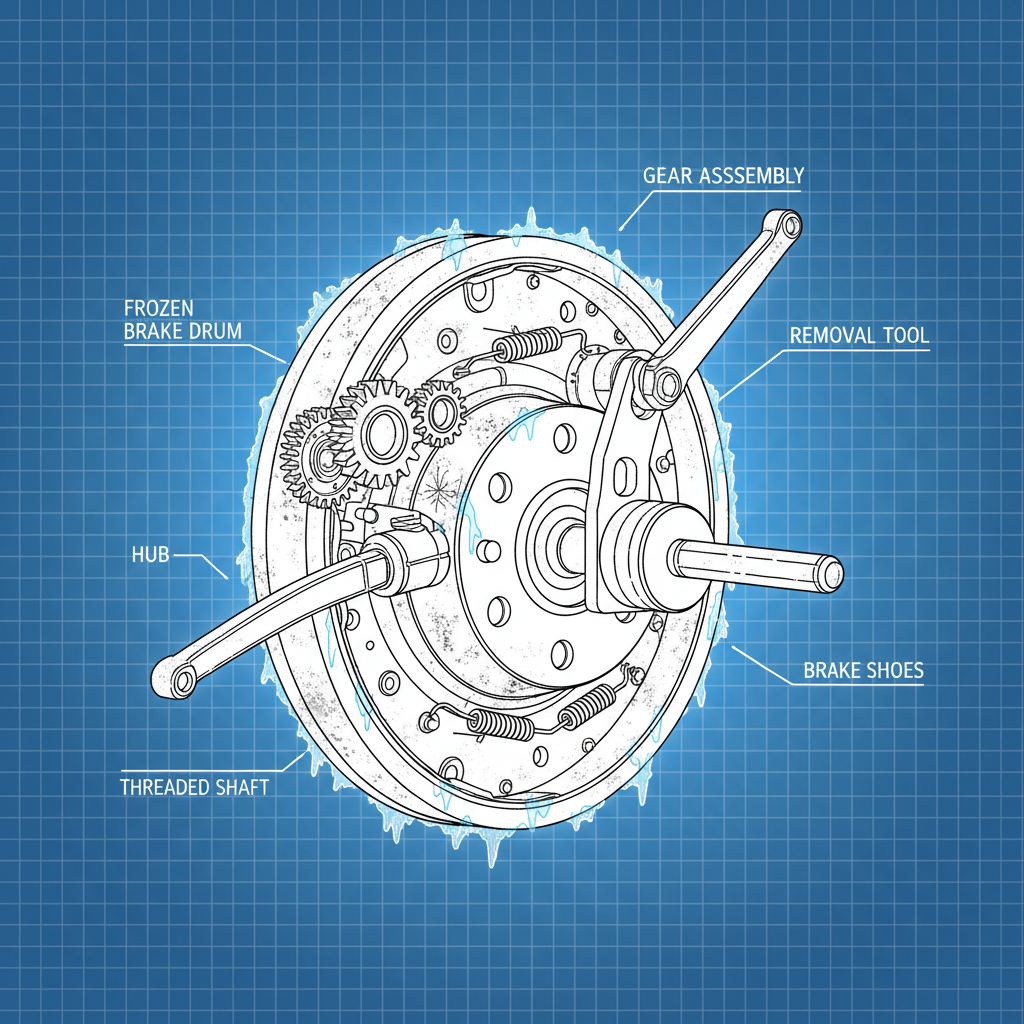 Successfully Removing a Frozen Brake Drum A Comprehensive Guide