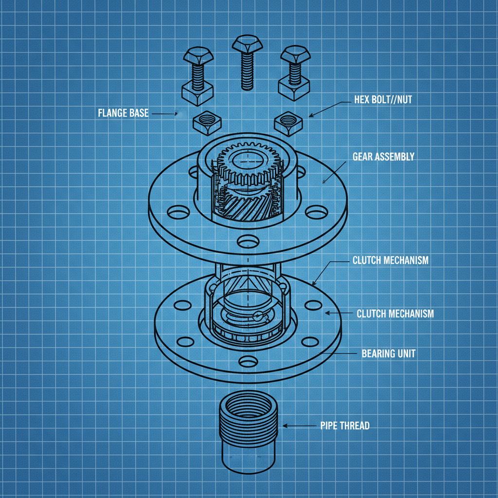 Wholesale Black Cast Iron 4 Hole Flanges Floor for Robust Applications