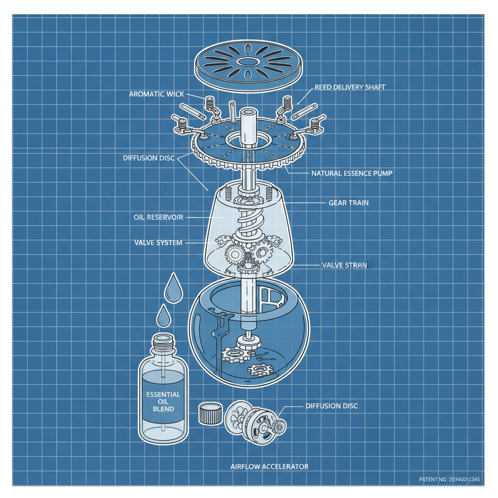 Enhance Your Space with Natural Essential Oil Reed Diffuser Aromatherapy