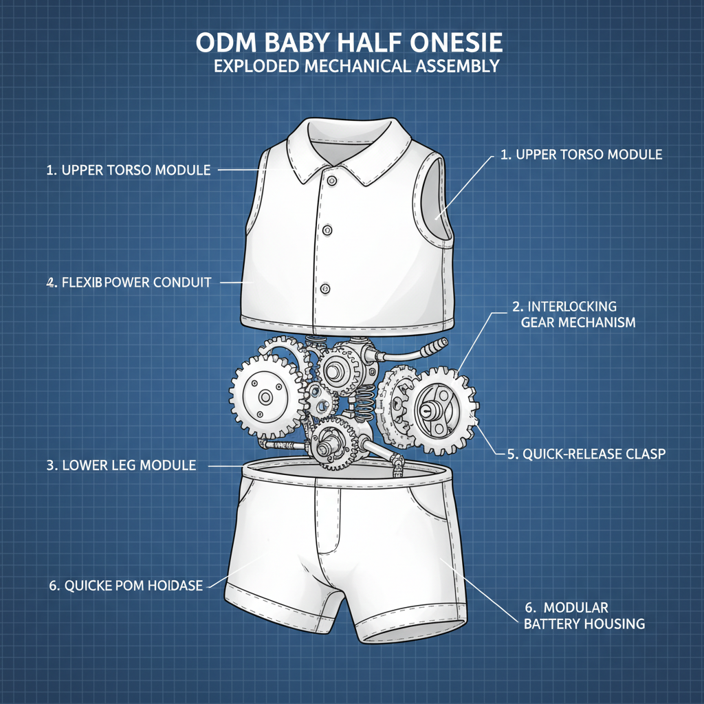 Comprehensive ODM Solutions for High Quality Baby Half Onesies Manufacturing