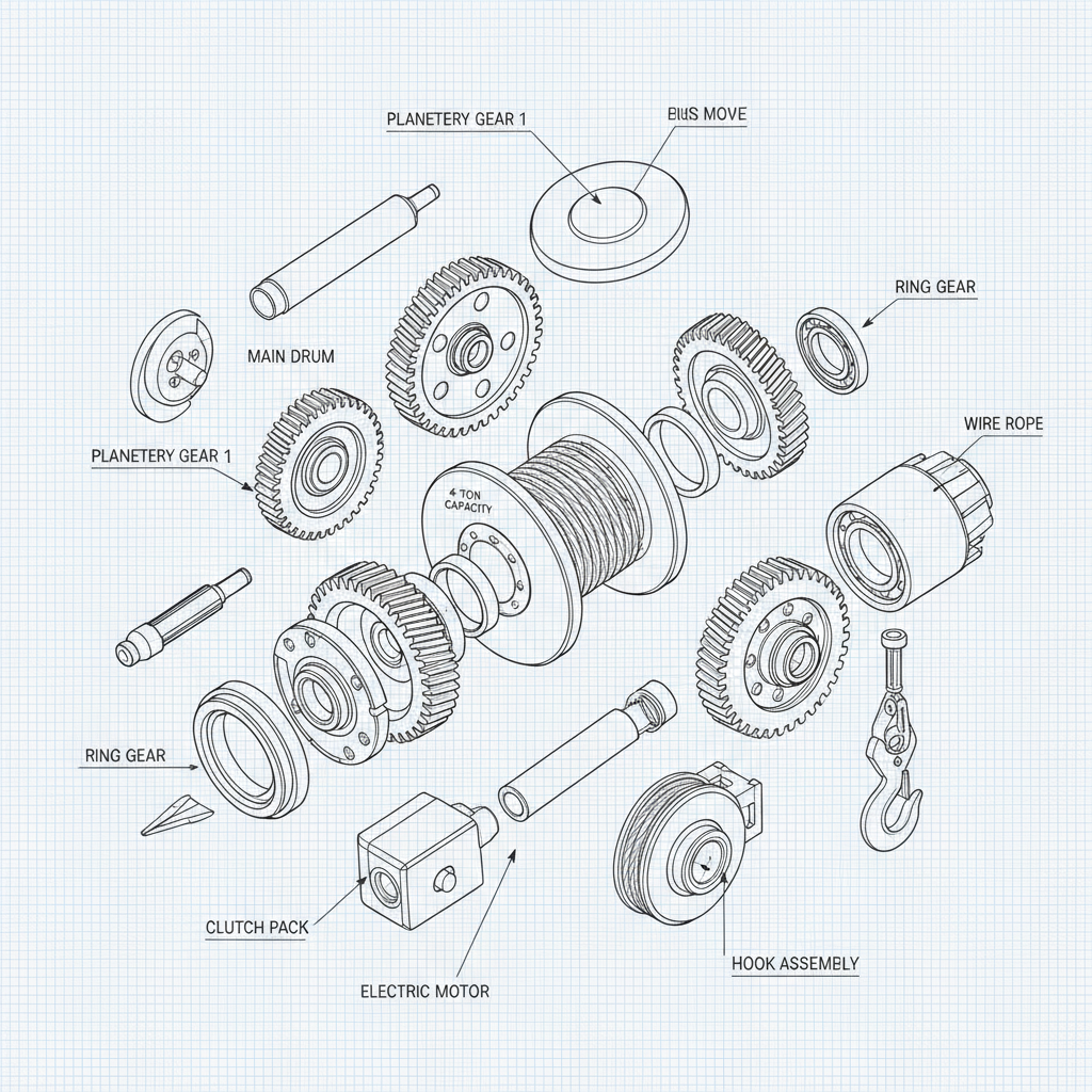 Maximize Lifting Power with a Reliable 4 Ton Winch for Various Applications