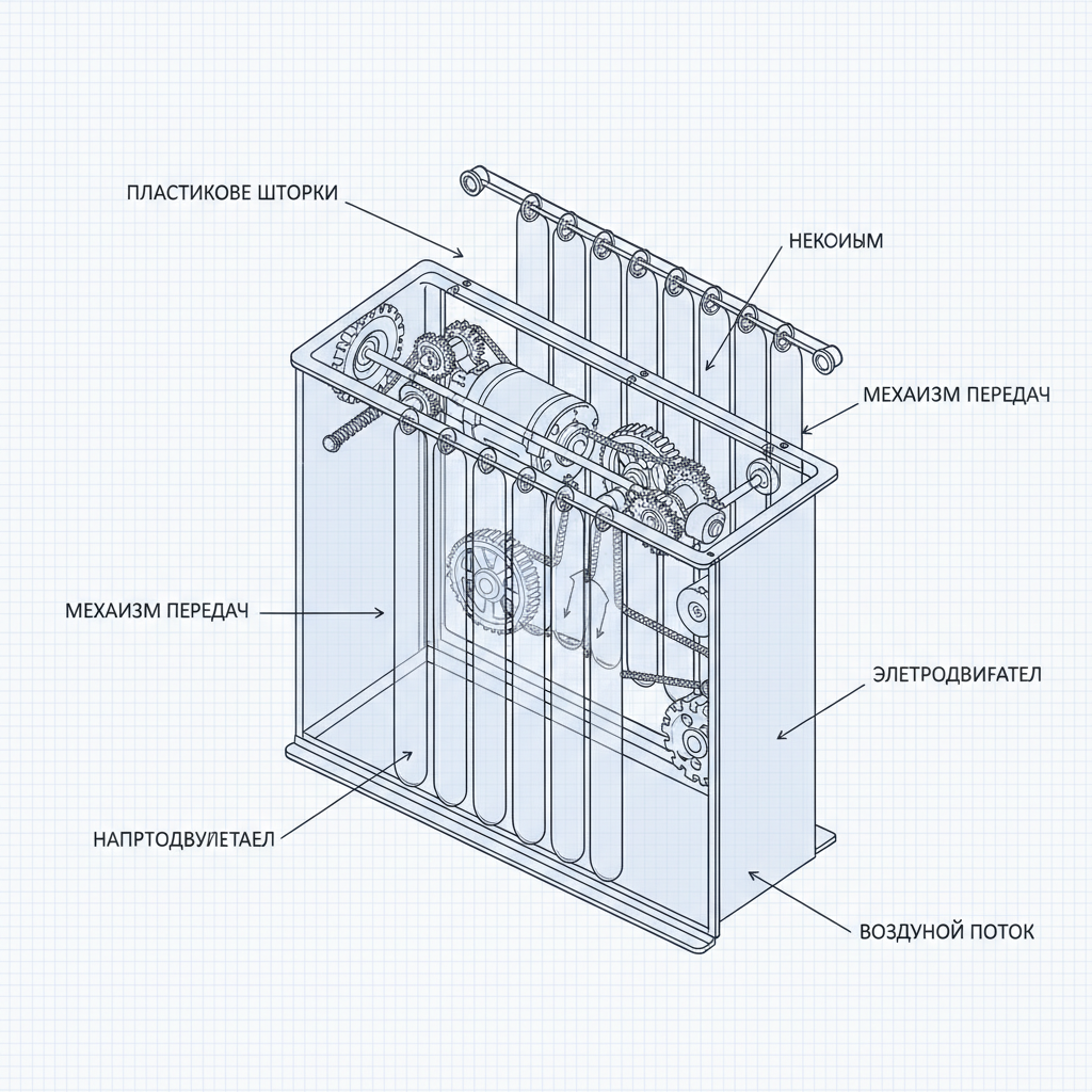 Enhance Cooling Efficiency with Plastic Door Curtains for Air Conditioners
