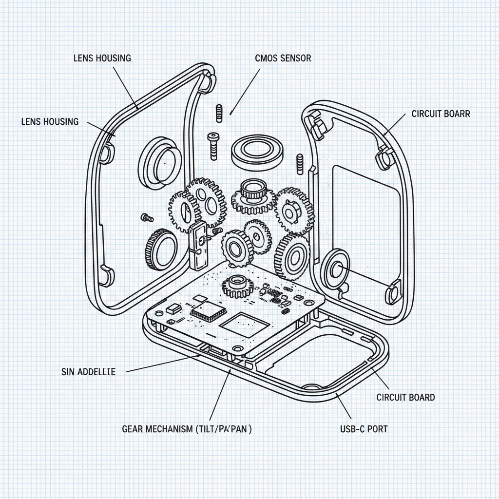 High Quality 1080p 60fps Webcam No Microphone for Professional Streaming