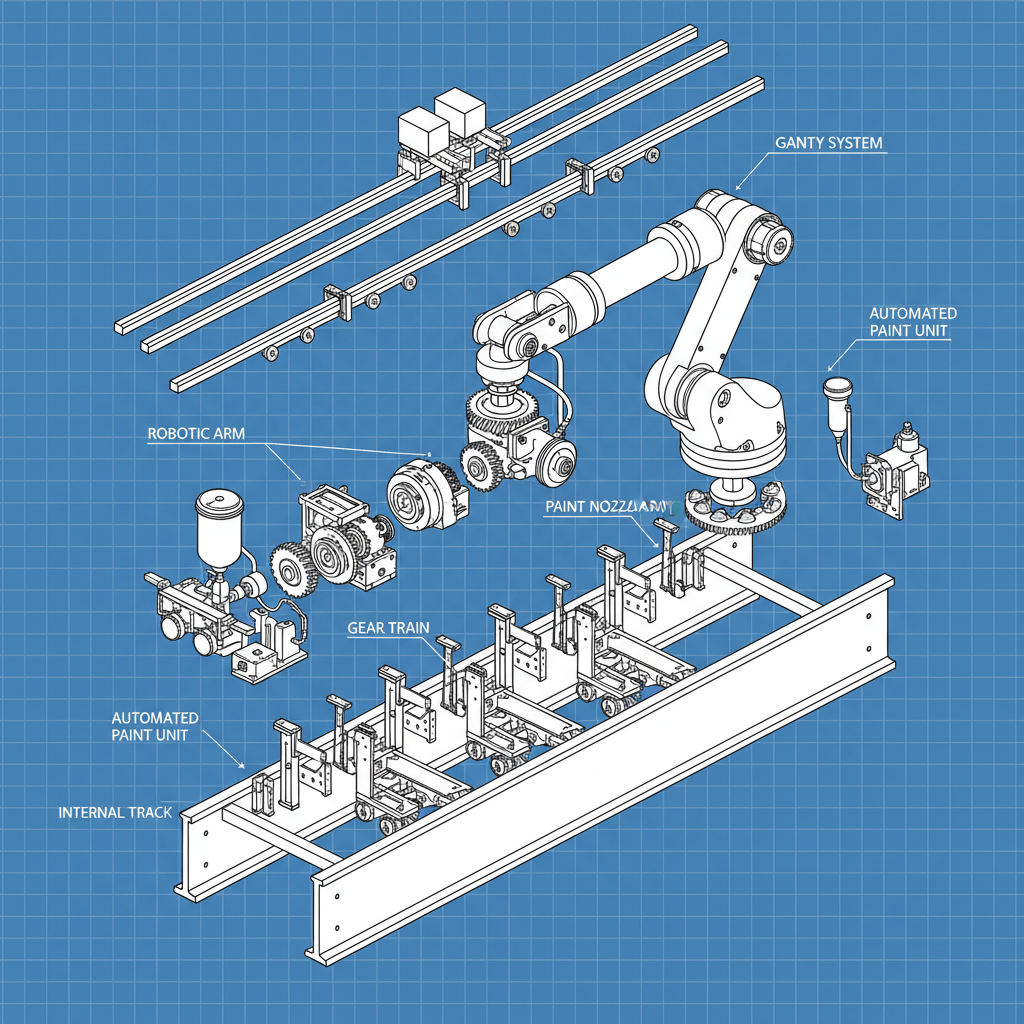 Revolutionizing Steel Fabrication with an Automatic Painting System for Steel Structure