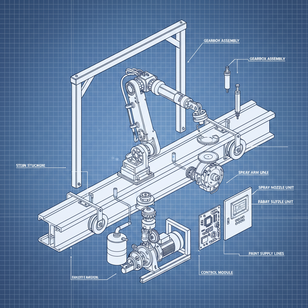 Revolutionizing Steel Fabrication with an Automatic Painting System for Steel Structure