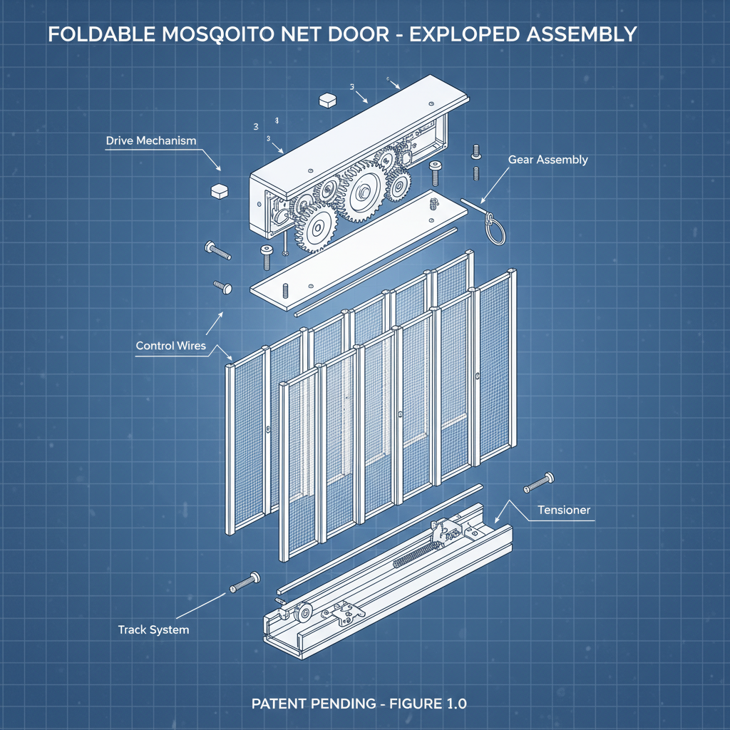 Enhance Your Home Comfort with a Convenient Foldable Mosquito Net Door