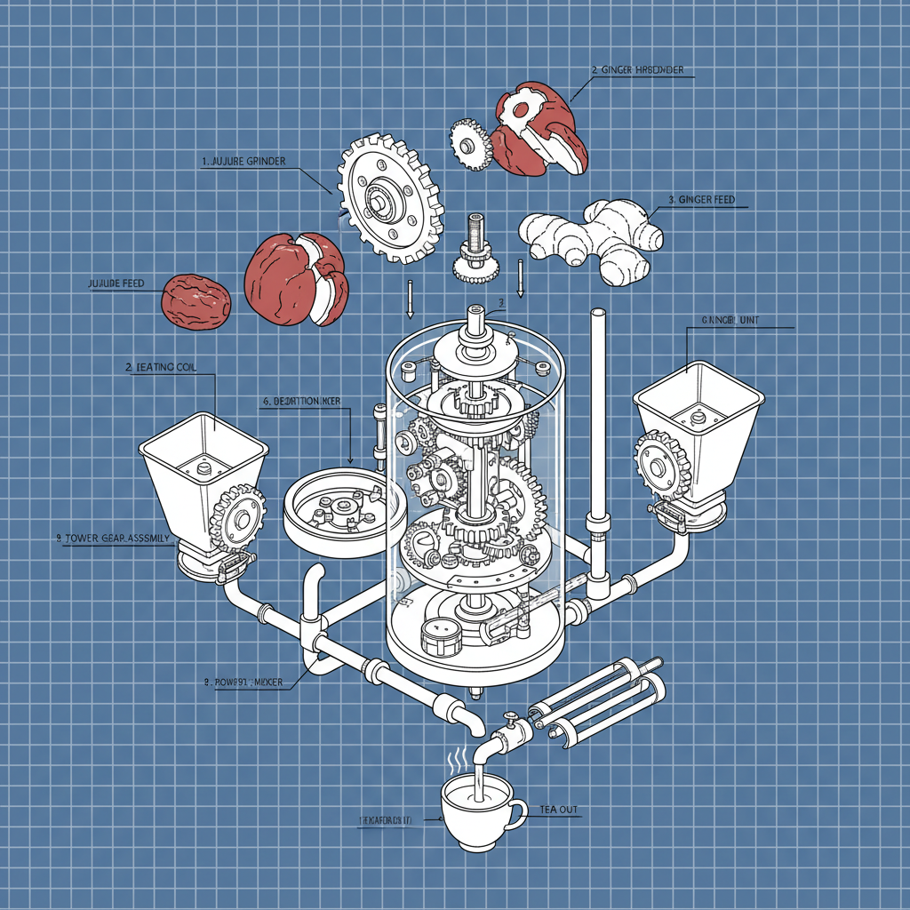Discover the Wellness Benefits of Traditional Korean Daechu Saenggangcha Tea