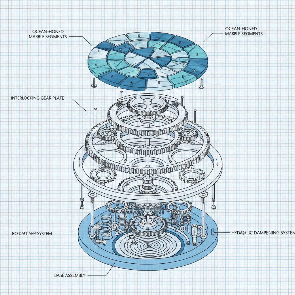 Elevate Your Space with Stunning Ocean Honed Marble Mosaic Designs