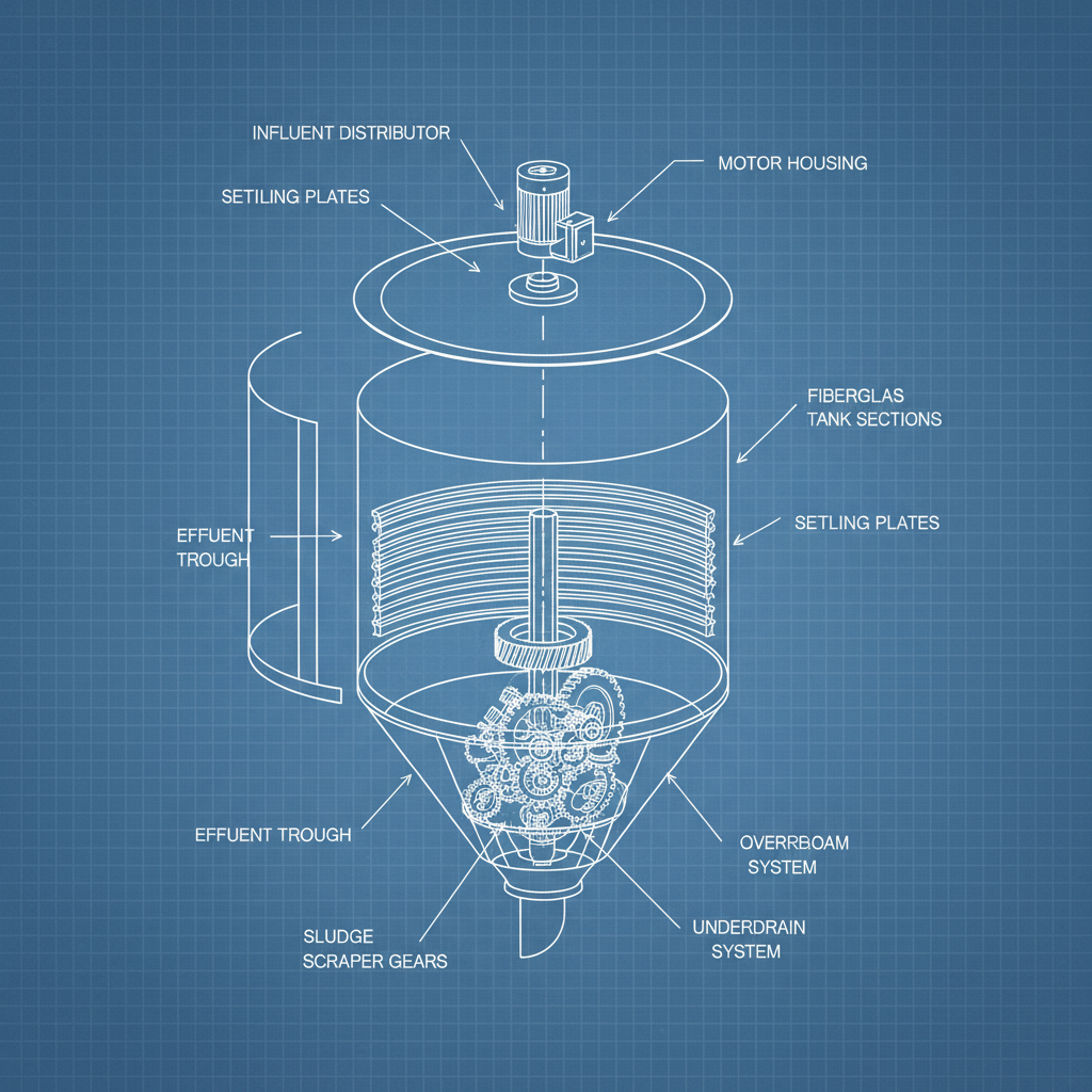 Comprehensive Guide to Fiberglass Settlers for Wastewater and Industrial Applications