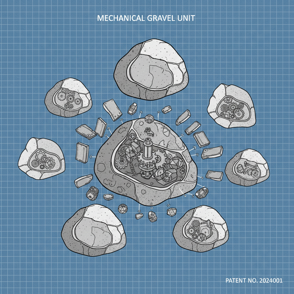 Enhance Your Outdoor Space with Beautiful Grey and White Gravel Stones