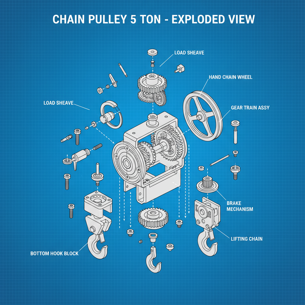 Maximize Lifting Efficiency with a Robust 5 Ton Chain Pulley System