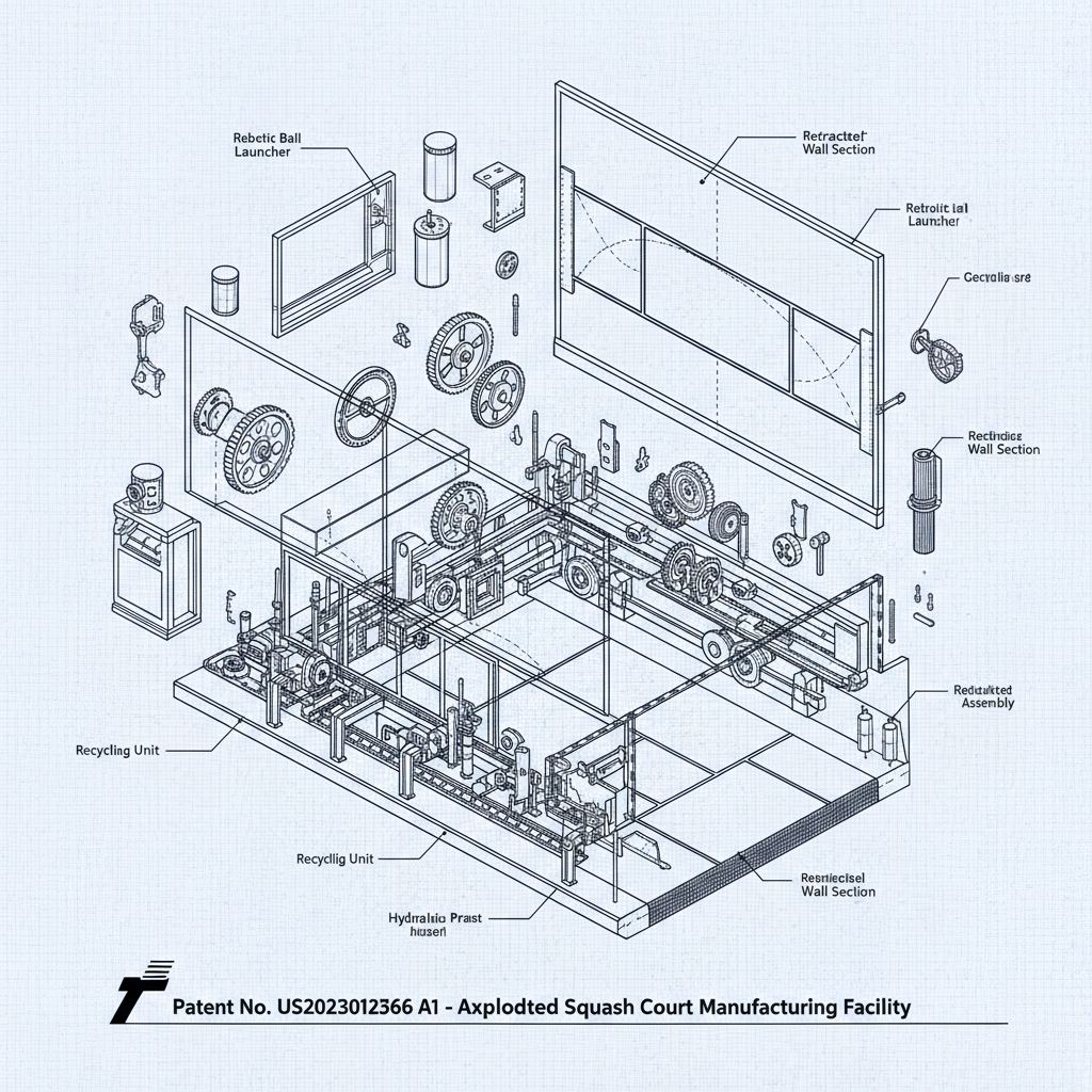Yocool Sports Surfaces Premier Squash Court Factory Design and Manufacturing